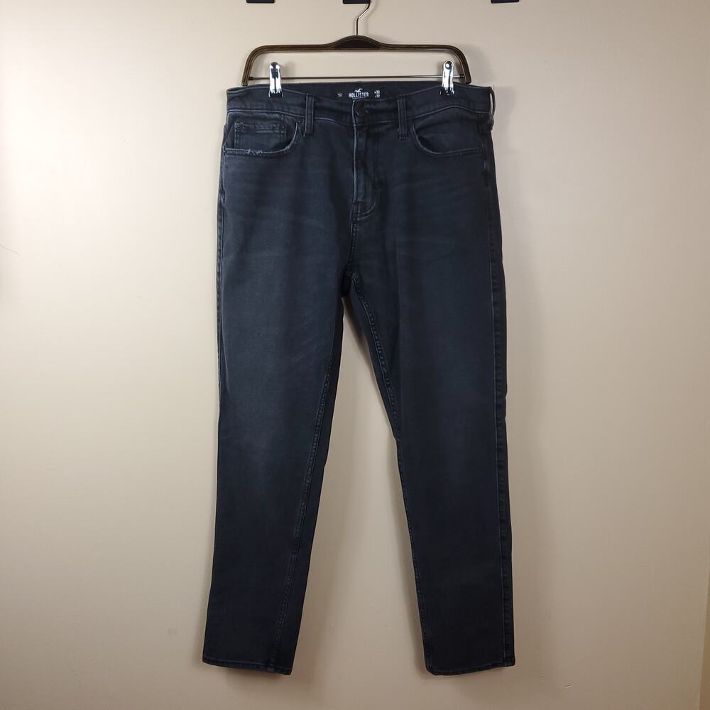 Hollister Black Epic Flex Taper Jean Size 32x32